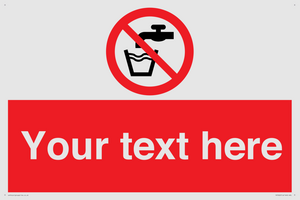 Custom prohibition not drinking water